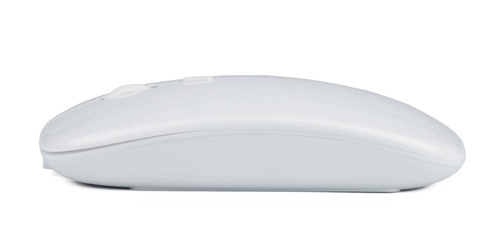 X1-dubbel | Draadloze optische kantoorcomputermuis | 2,4 GHz + Bluetooth 5.2 | 800-1600 DPI | Wit