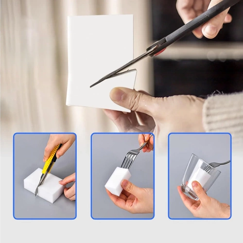 MF-S10x6CM-W | Set van 5 magische sponzen | Reinigingssponsjes