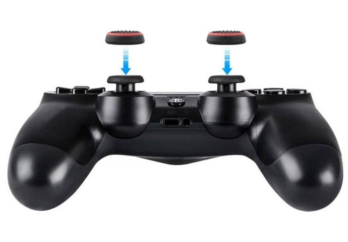 HB-P01 | 2 vienetai | Silikoniniai dangteliai, skirti PS3 / PS4 / Xbox One / Xbox 360 trinkelių analogams
