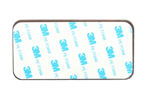 YG-DH13-BRUIN | Bamboe kleerhanger | Handdoekhouder | Hanger met twee haken