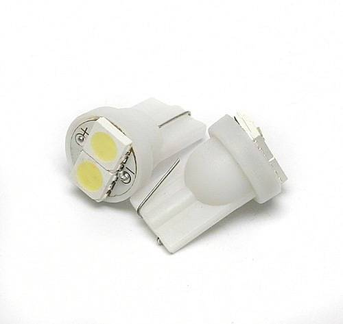 Autó LED izzó W5W T10 2 SMD 5050