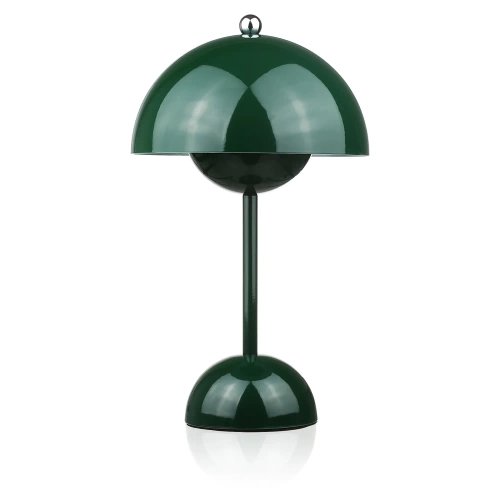  HJA27-1-VERT | Lampe de table élégante | Lampe de nuit sans fil avec trois couleurs d&#39;éclairage