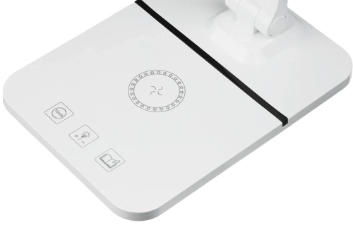 WD-F05-BLANCO | Lámpara de escritorio LED con cargador inductivo | Blanco