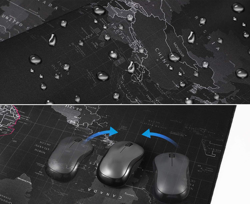MP-002 | Tappetino per mouse | 80x30cm| mappa del mondo