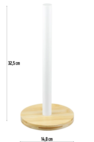 TH-325-WIT | Keukenpapierstandaard | Houder voor papieren handdoekjes