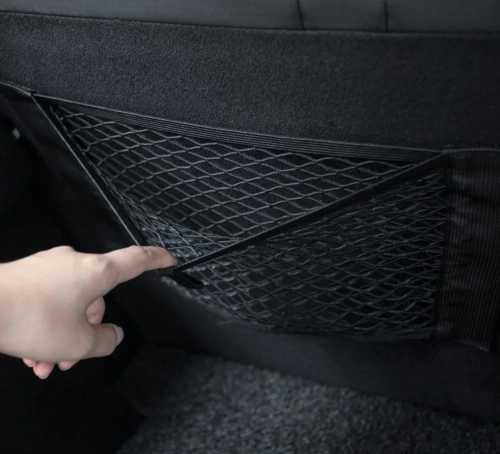 CWD-80*25CM-B | Síť do kufru | Univerzální organizér | Kapsa se zapínáním na suchý zip