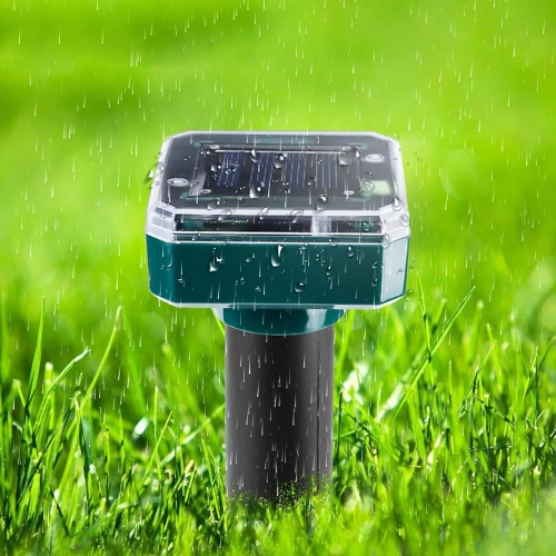 YSJ-1265-BLACK | Stick-in animal repellent | Solar powered | 2 pcs.