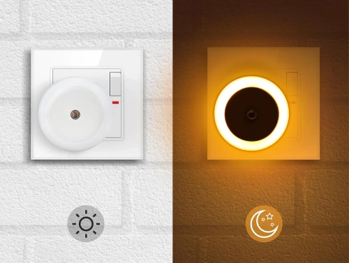 Chytré LED noční světlo se senzorem soumraku | Kontaktní noční světlo s teplým světlem | JL-510