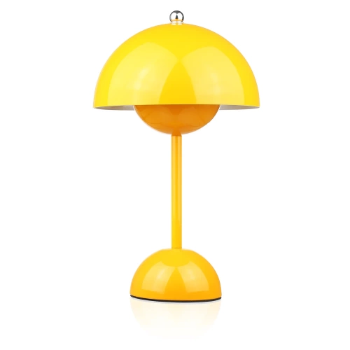 HJA27-1-JAUNE | Lampe de table élégante | Lampe de nuit sans fil avec trois couleurs d&#39;éclairage