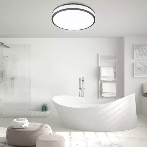 CRT-24W-BLACK | Surface-mounted ceiling lamp