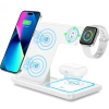 Foldable Wireless Charger | Docking Station for iPhone, Apple Watch and AirPods | MD-DK15-15W-W