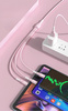 B2-3in1-roze | USB-kabel met drie oplaadstekkers