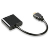 H-V1B-20CM-Negru | Convertor de la HDMI la VGA | D-SUB | FULL HD 1080p | 15 cm