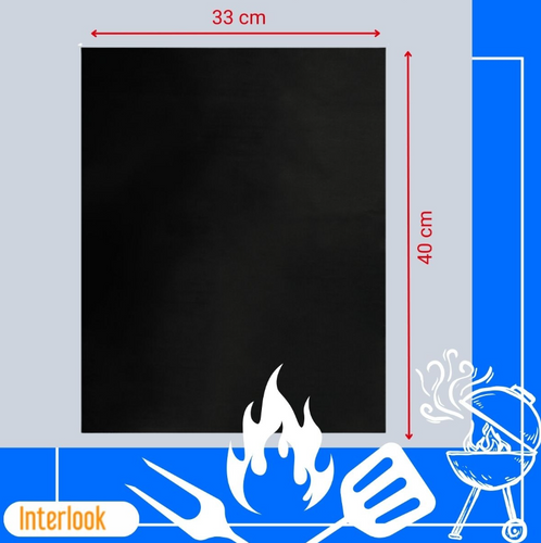 BTF-430-B-5x | Teflon grillszőnyeg | Újrafelhasználható rostély | Grill tálca