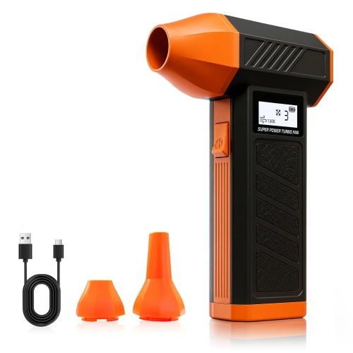 Suflantă electrică turbo | 130.000 rpm, acumulator 5.000 mAh | FAN-P30-B+O