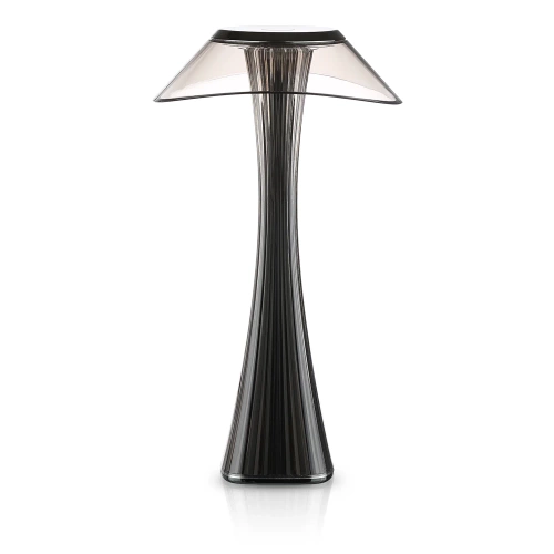 MGD-151-Noir | Lampe de table moderne | Lampe de nuit avec batterie intégrée | Lampe de table LED