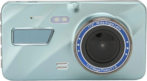 1296p-Auto-DVR mit Rückfahrkamera und 4-Zoll-Touchscreen – G-Sensor, WDR, Parken, 2 Kameras | 2-in-1-Auto-DVR mit Touchscreen und Rückfahrfunktion – 1296p, G-Sensor, WDR, Loop-Aufnahme | PZ-V12-Dual