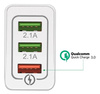 CA-001 | Fast wall charger with 3 USB ports | Quick Charge 3.0