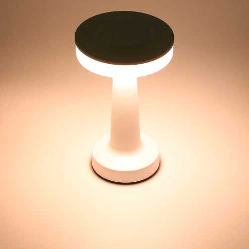 Kabellose Tischleuchte | Touch-Nachttischleuchte mit einstellbarer Lichtfarbe | USB-Leuchte | weiß | HJA14-WHITE