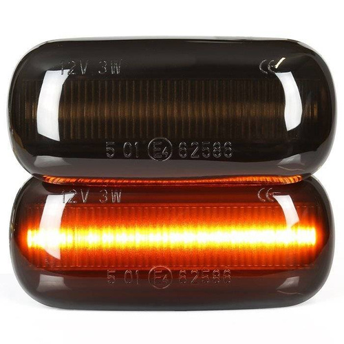 PL1812CB12 | Indicatori di direzione laterali a LED | paralume fumé | non dinamico | AUDI A3 e S3 8P, A4 e S4 e RS4 B6 B7 B8, A6 e S6 e RS6 C5 C6