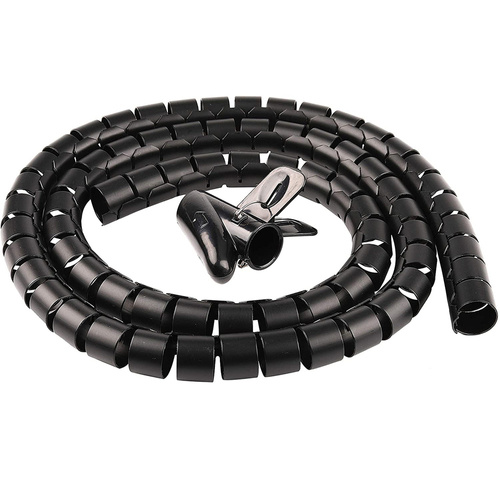 CRG-002-2.6M | Housse, organiseur pour câbles et fils | Noir