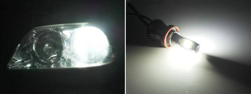 Juego de bombillas LED COB H3 DOBLE COLOR JDM