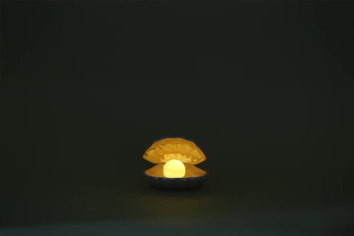 BKD-140-RUŽOVÁ | Keramické LED svietidlo | Nočná lampa v tvare mušle | Bezdrôtová stolná lampa