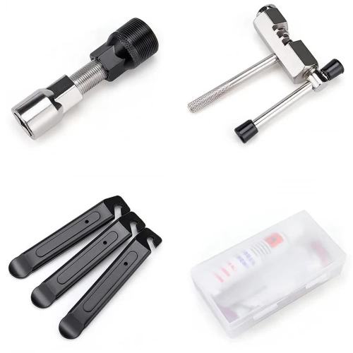 Coffret d'outils pour vélo de 44 pièces | Coffret d'outils professionnels en acier | Outils d'entretien universels | FZ044-B