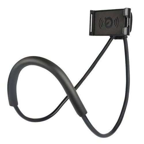 Universalhalterung für Smartphone | Halsbefestigung / Selfie-Stick | schwarz | N005-Black