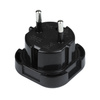 AD-EU96 | JK - EU/PL maitinimo adapteris | juodas