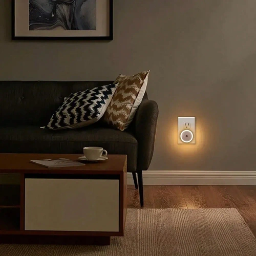 Smart LED Night Light with Twilight Sensor | Warm Light Contact Night Light | JL-510