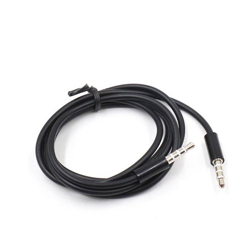 AC-1-1M-Black | Jack cable | braid