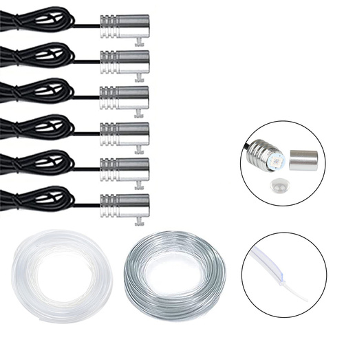 LED-Ambient-Licht-Faseroptik | App-Steuerung | 6 in 1 | 8 m