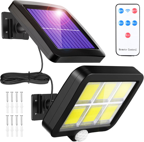 SSL-120LED | 120 LED COB solar lamp with modular solar panel