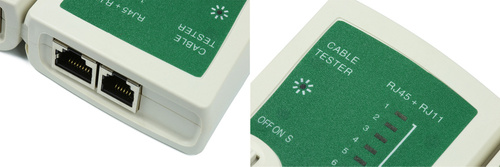 AR-811 | Kit de herramientas de red | Probador LAN, engarzadora, pelacables, engarzadora LSA | RJ-45, RJ-11