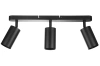 MS-GU10-3 | Lampada da soffitto a tre punti, 3 faretti orientabili GU10 neri