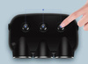C09 | Cigarette lighter socket splitter with dedicated switches | 2 USB 3.1A ports