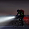400lm USB-C LED svetlomet na bicykel | Vodotesné svetlo na bicykel s režimom SOS | Výkonné svetlo so vstavanou nabíjateľnou batériou | XJLQD