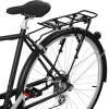 Universal rear bike rack with spring flap | Aluminum adjustable rack up to 27 kg | BIK-ZJ667
