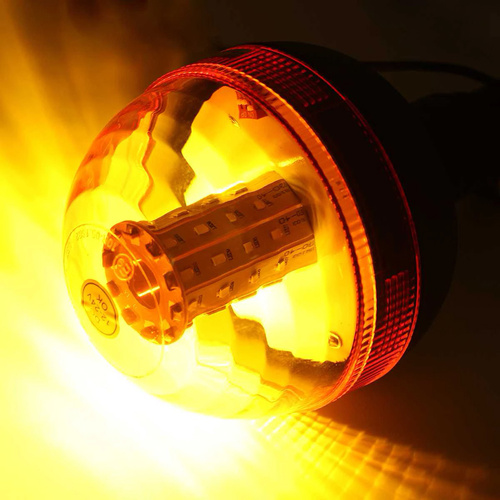 LED-03L-3-V2 | LED-waarschuwingslamp gemonteerd op een pin | Haan | roterend licht