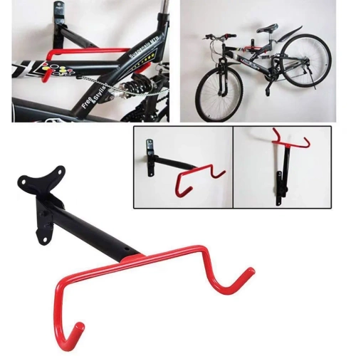 Supporto bici pieghevole da parete, appendibici rivestito in gomma | HSGG-235