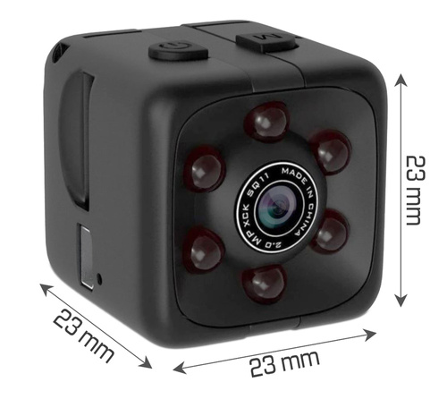 SQ11 | Mini telecamera spia con funzione di rilevamento del movimento | 1080p