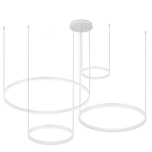 RLK-C04-157W-W | Candeeiro suspenso moderno multipeças | LED | Branco 