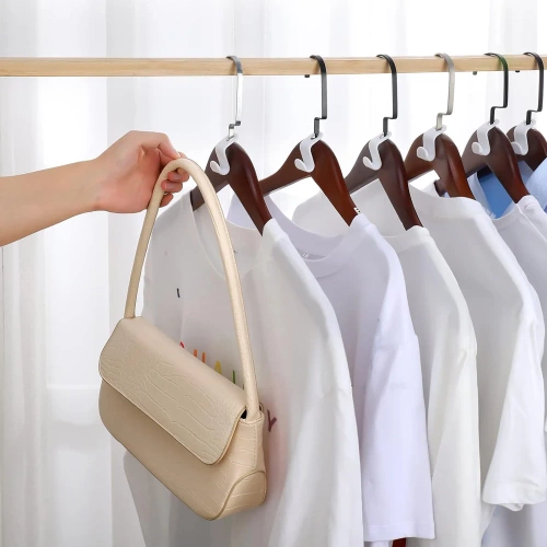 YJ-S10-WIT | Kledinghaak | Garderobe-organizer | Ophang haak