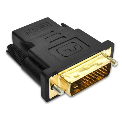 HD24-1 | HDMI - DVI adapter | GULD | 4K | 3D