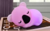 Luz nocturna LED de silicona con forma de koala | Lámpara infantil portátil con 9 colores de luz | JL-708
