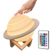 XK-D13 | Lampe de table en forme de Saturne | Lampe de nuit avec télécommande RGB | Lampe pour enfants à couleurs changeantes