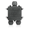 Scatola di derivazione stagna IP68 a 3 poli | Connettore elettrico 450 V 24 A per cavi 3–14 mm | M686-Y
