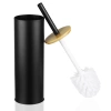 GY-TB014-PRETO | Escova de banheiro | Escova de banheiro | Pincele com recipiente