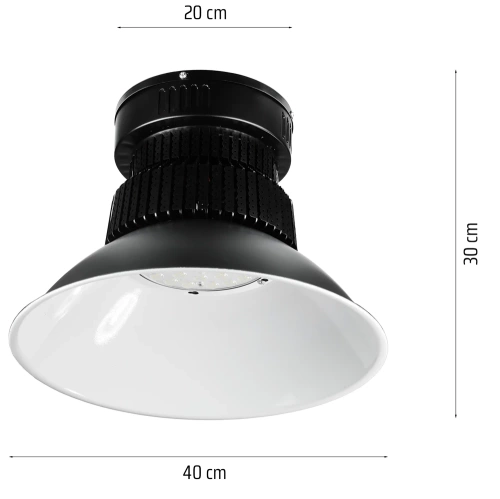 LED-Industrieleuchte | Hallenstrahler 100 W | YM-HB100W-B